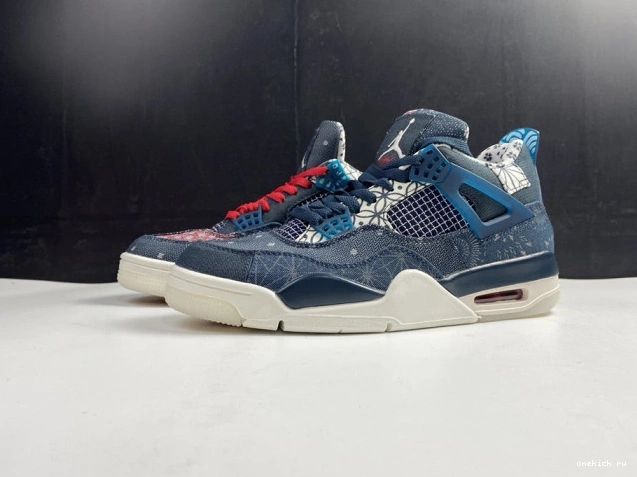 Rep Onekick SE CW0898-400 Sashiko Jordan Retro 4 Air 0711